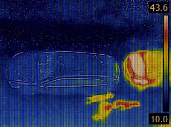 Does Infrared Penetrate Clothing - Car Engine Infrared Heat Camera
