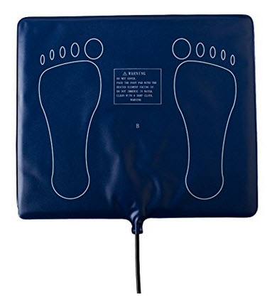 Portable infrared sauna - heating pad for feet